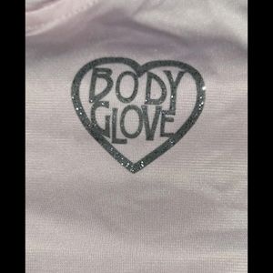 Girls Size 7 Pink Gray lightweight Body glove Jacket Hooded Back To School